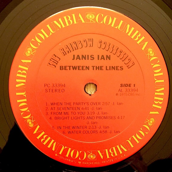 Janis Ian - “Between The Lines” Vinyl LP - Picture 4 of 6